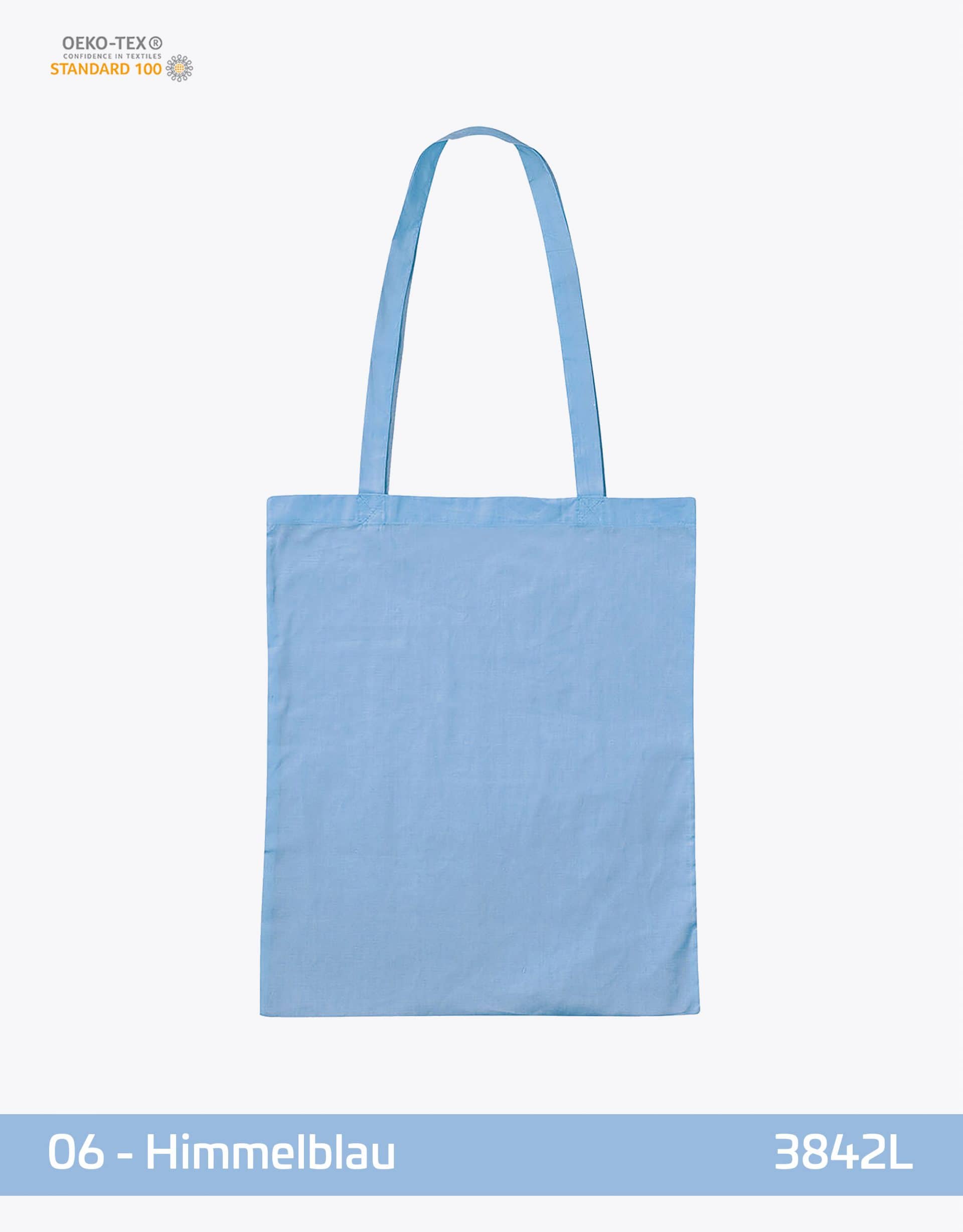 Baumwolltasche 45x40 Cm, 450 G/m² – Robuste Einkaufstasche Mit Langen Henkeln, 16 Liter Fassungsvermögen